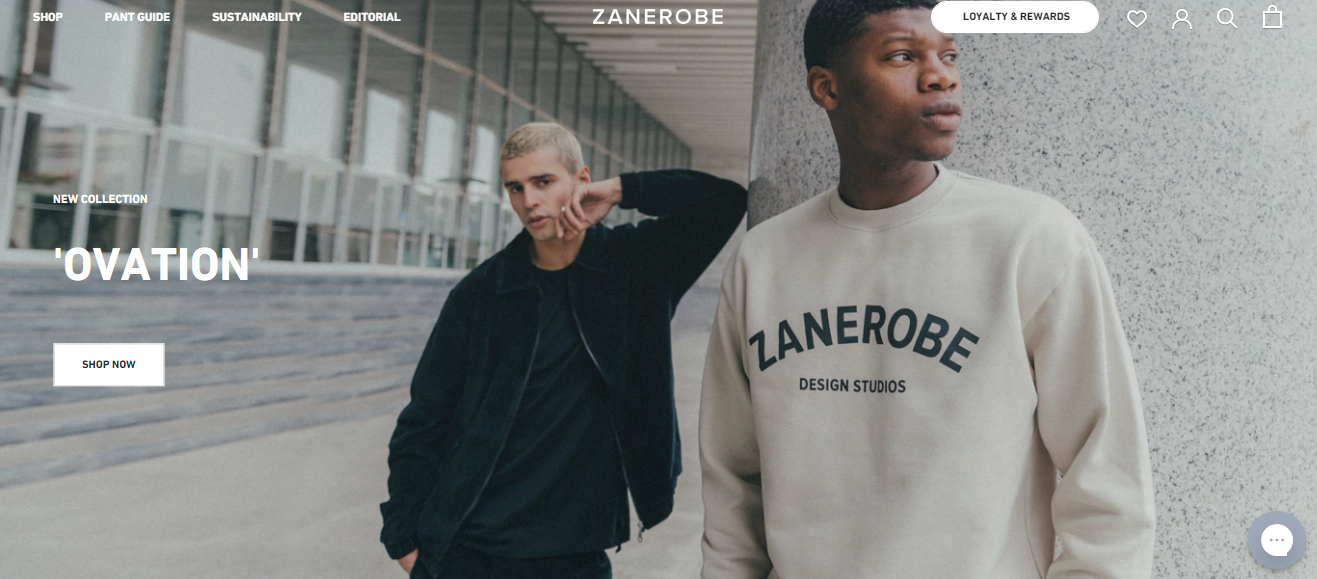 Zanerobe clothing store