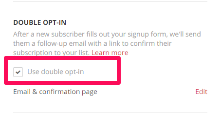double opt in