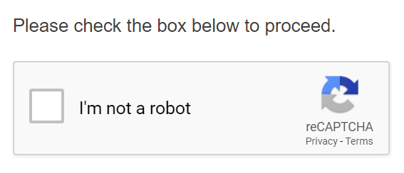 recaptcha