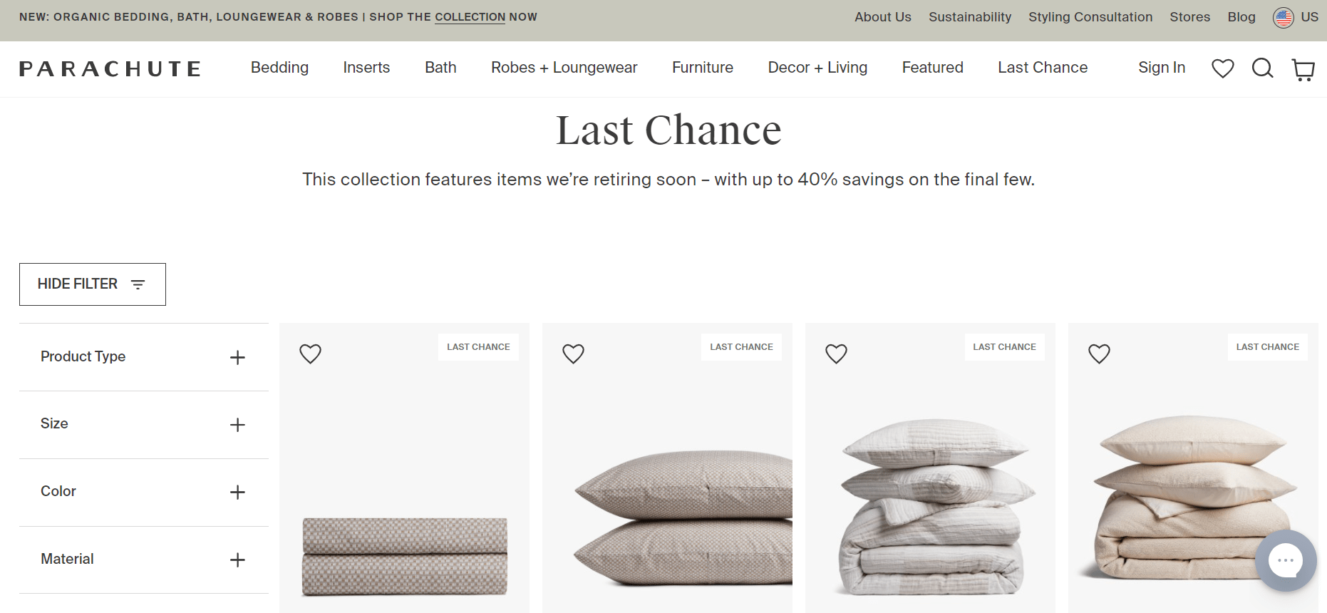 filters on ecommerce stores