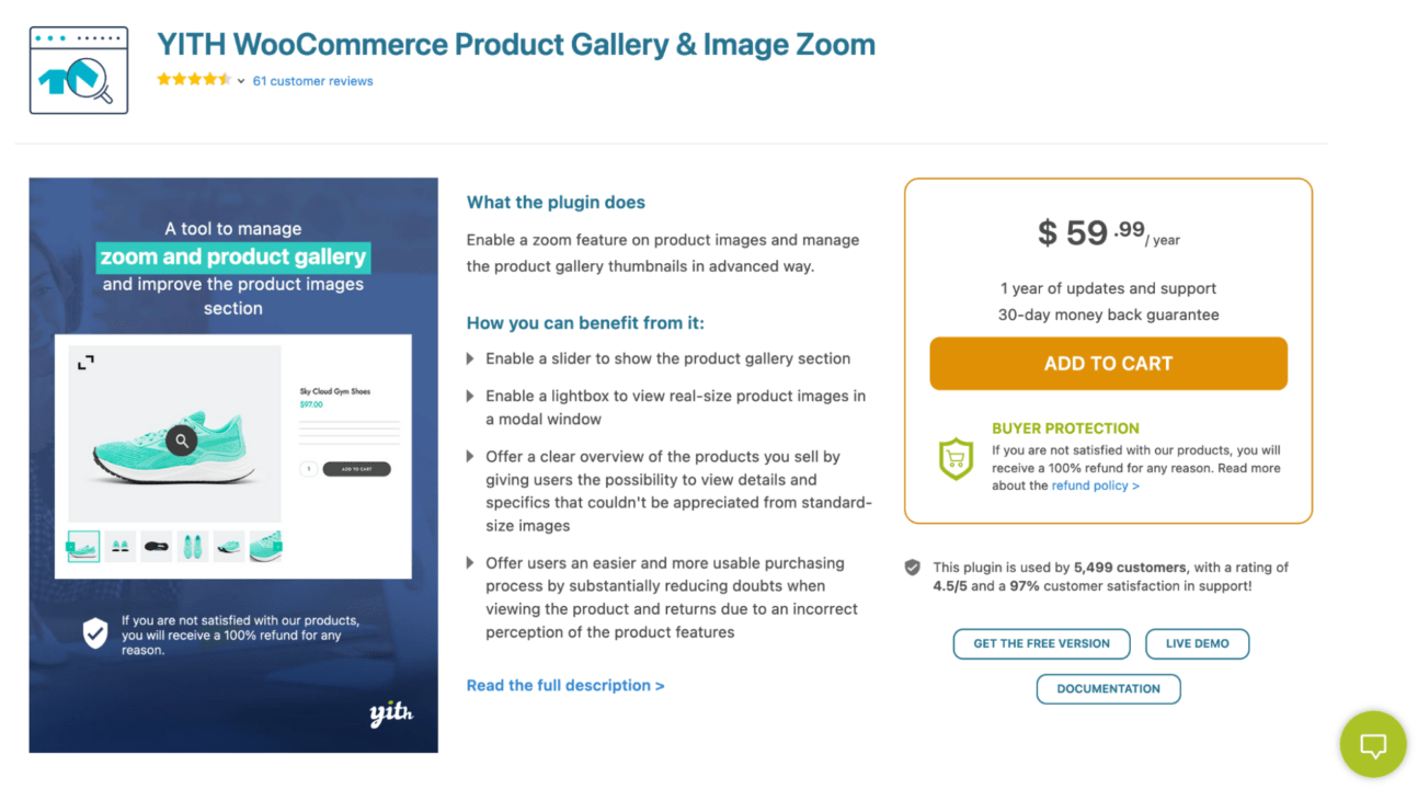 YITH WooCommerce Product Gallery & Image Zoom