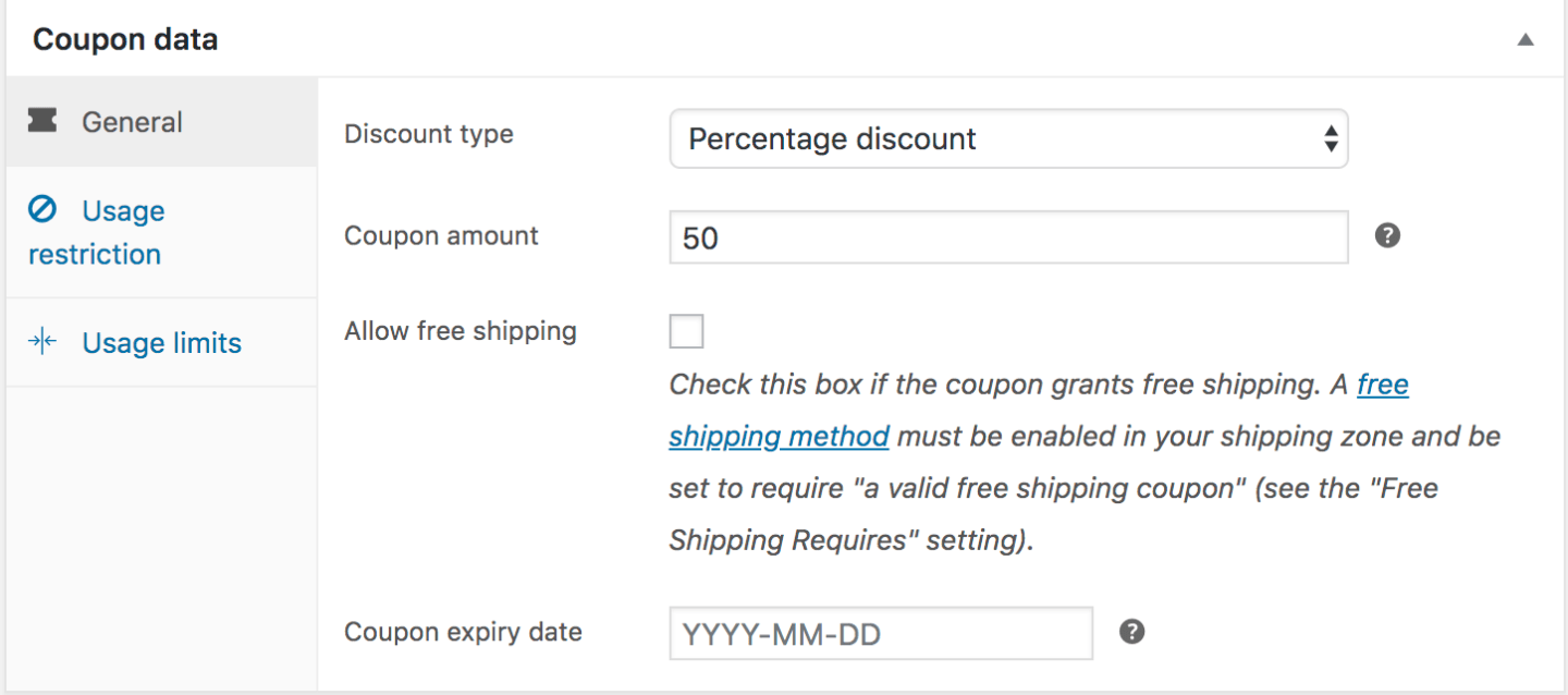 custom coupons and discount offers on WooCommerce