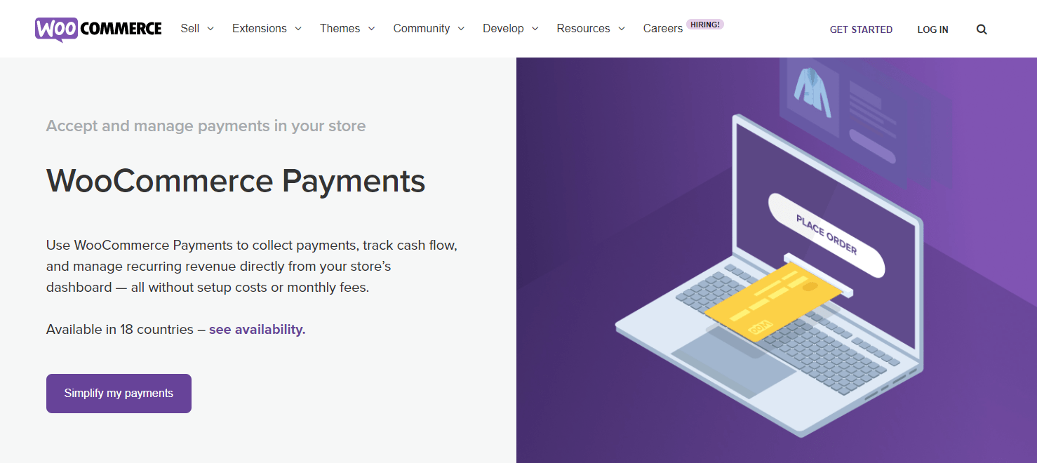 Woocommerce payements