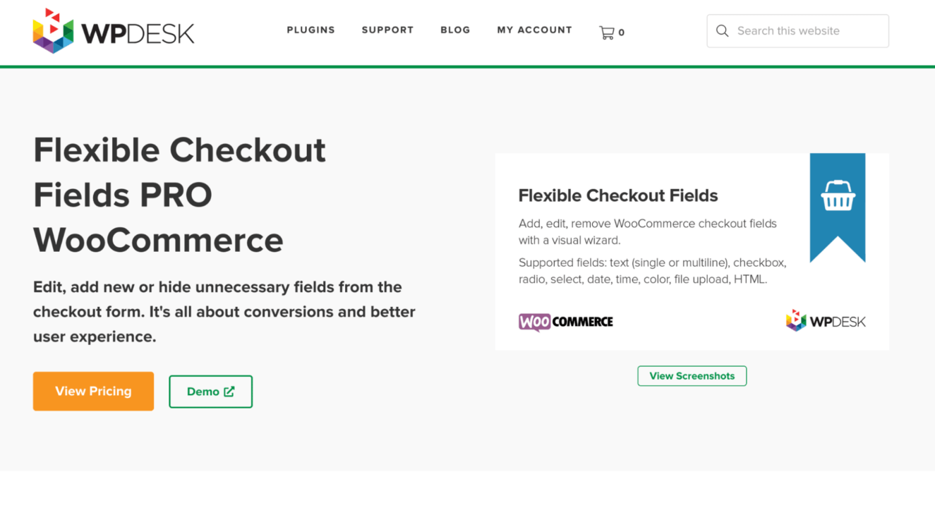 Flexible Checkout Fields for WooCommerce