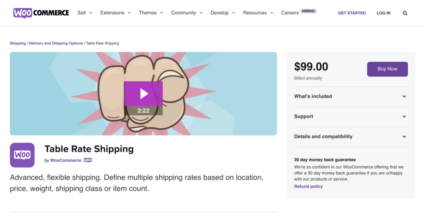 Table Rate Shipping Plugin
