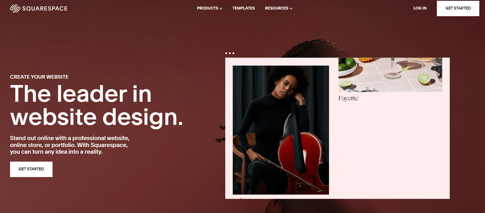 Squarespace website