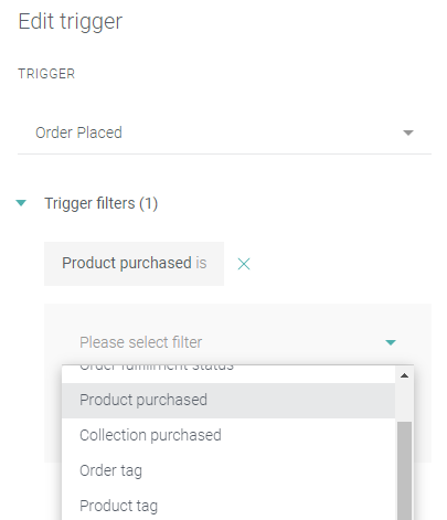 upsell options using the Omnisend automation trigger