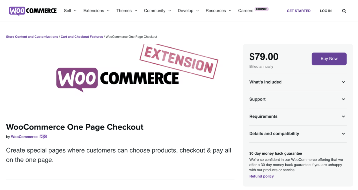 WooCommerce One Page Checkout