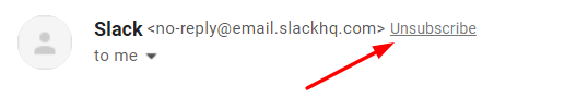 no-reply email with option to unsubscribe