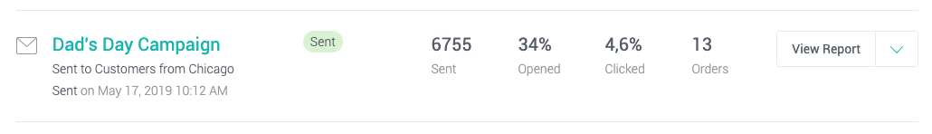 omnisend email marketing metrics sales