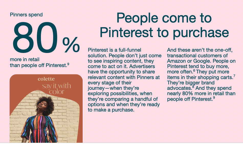 Pinterest statistics