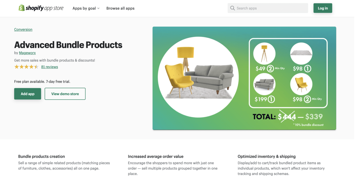 Advanced Bundle Products