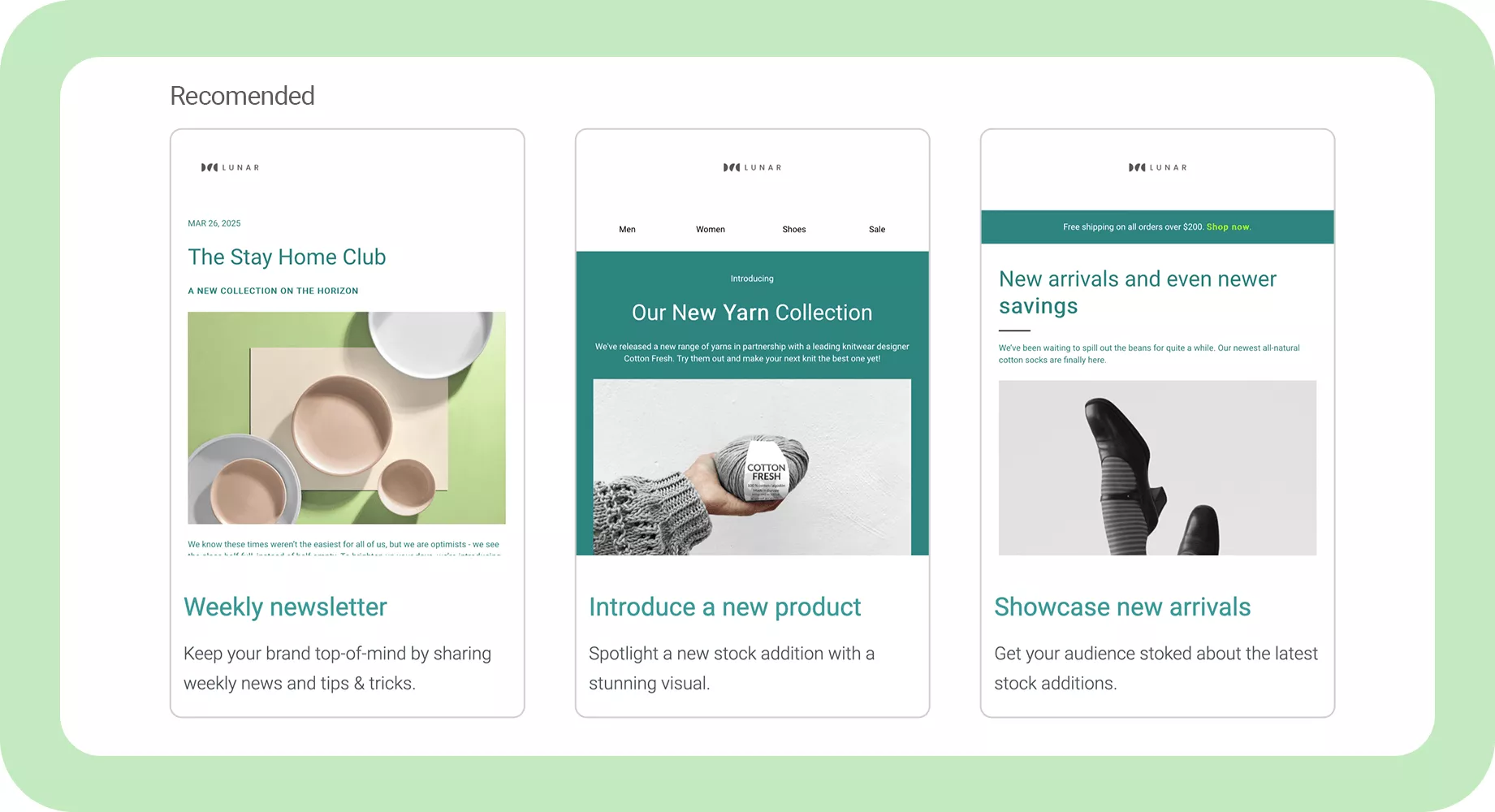brand assets feature omnisend