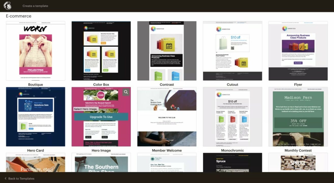 mailchimp templates
