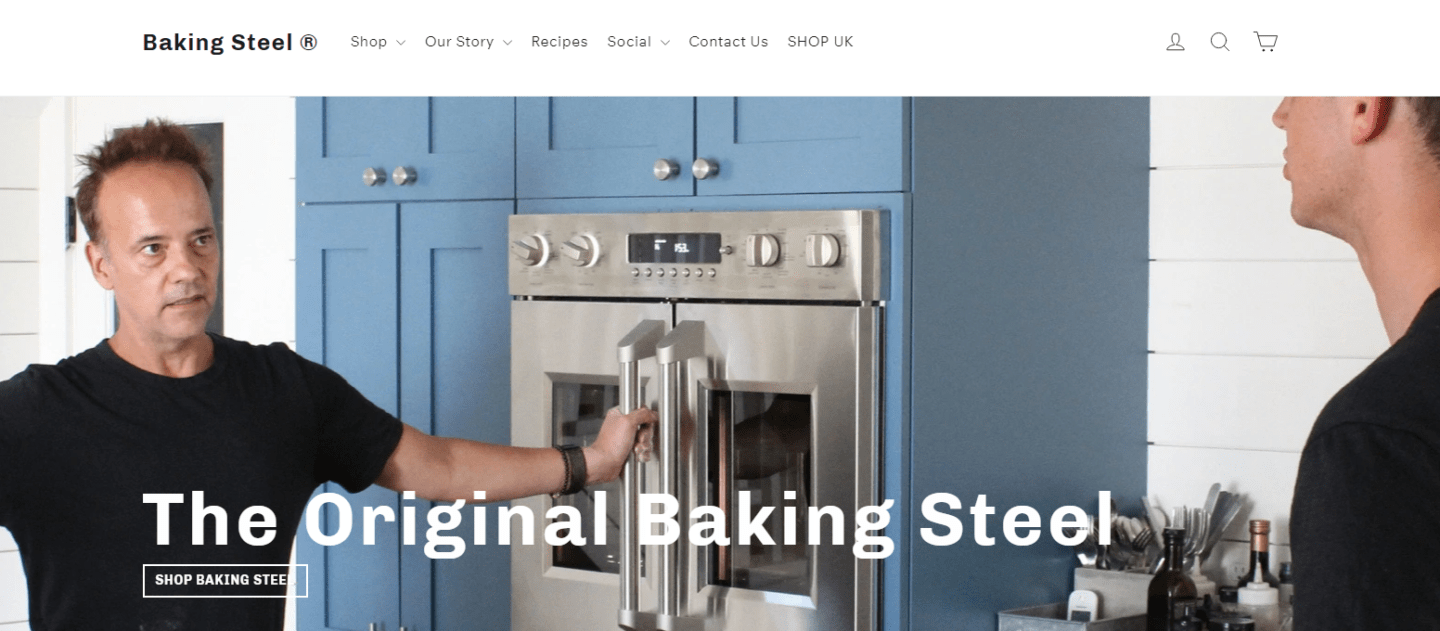 Shopify success story - Baking Steel