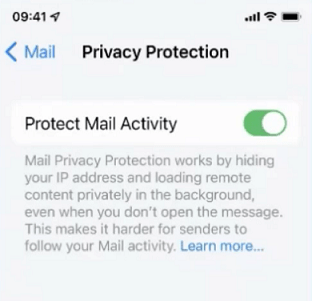 default mail privacy ios15