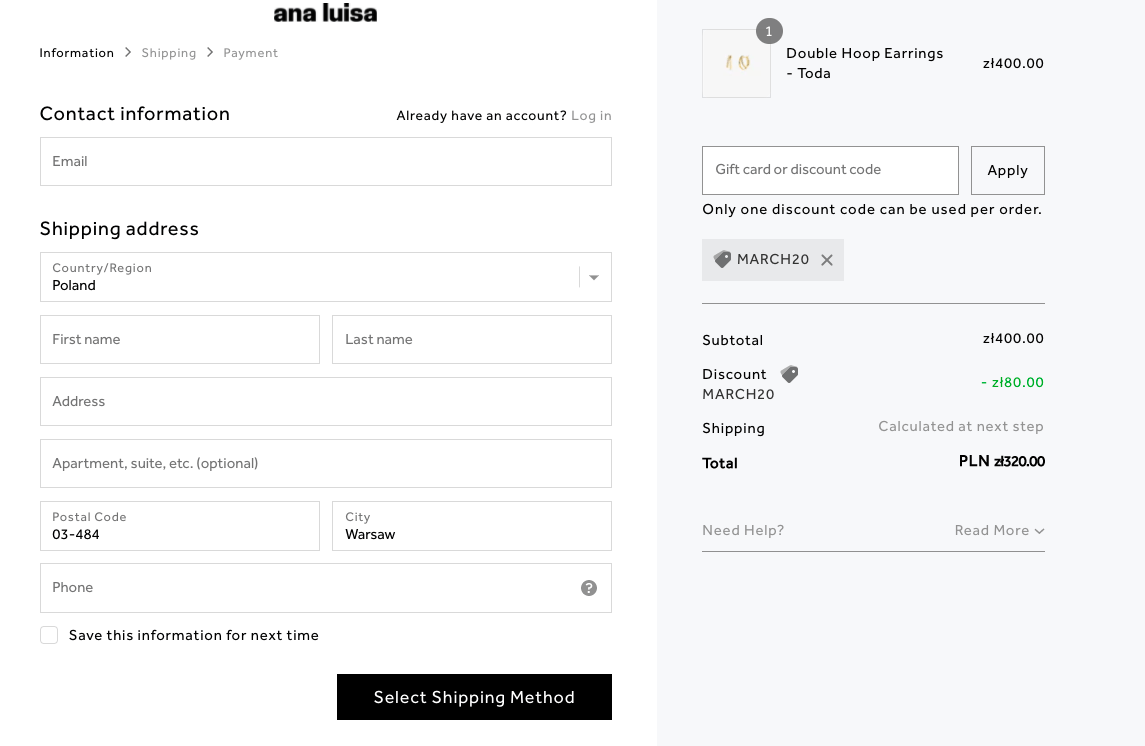 automated discounts in the checkout page