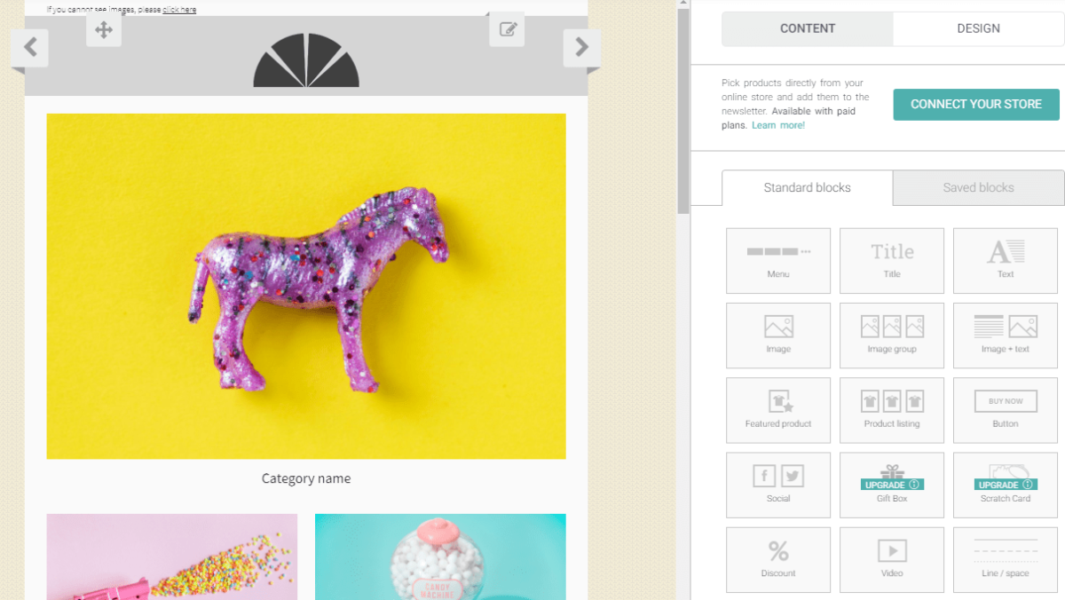 omnisend email editor