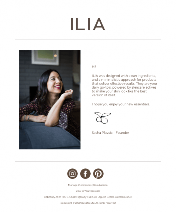 woocommerce follow up email example ilia
