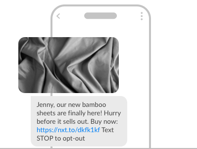 Example of MMS introducing new products