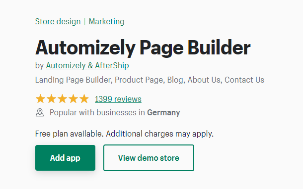 Automizely Page Builder