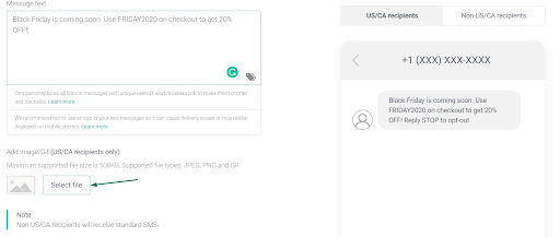 How to send sms and mms using Omnisend tool