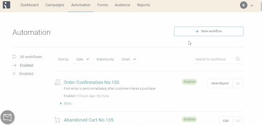 Omnisend automation