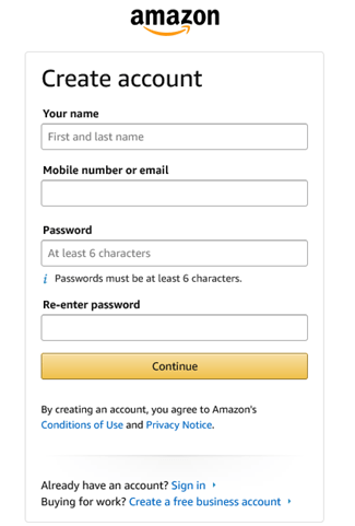 example of a simple sign-in process
