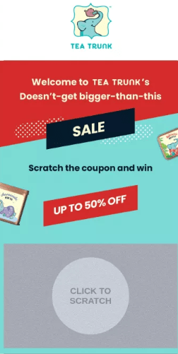 gamification example in an email