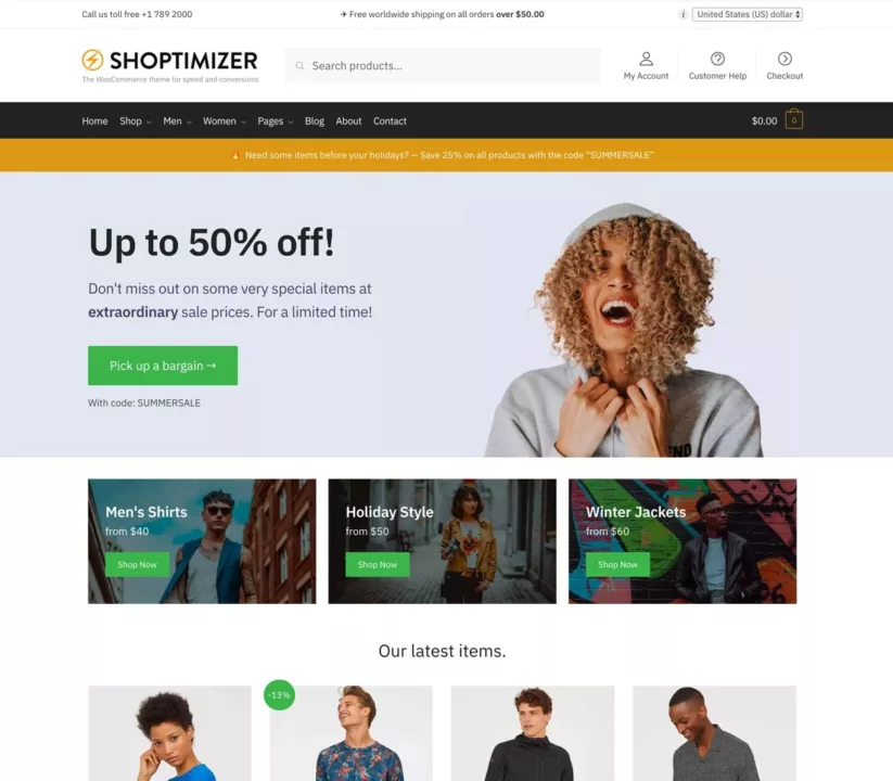 Shoptimizer theme