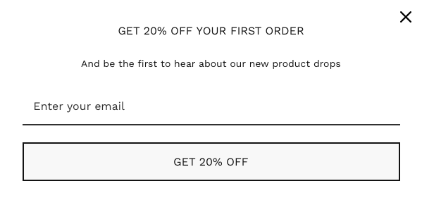 Artesano popup