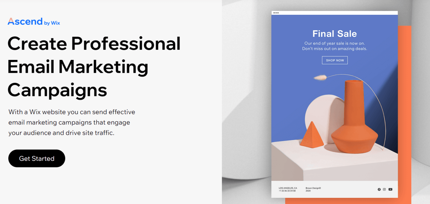 Ascend Email Marketing by Wix