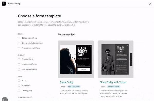 Omnisend has loads of beautiful, ready-made templates