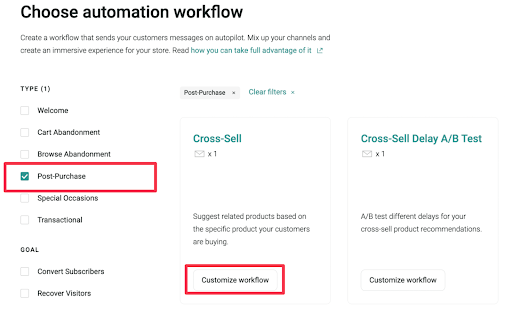 process of choosing automation workflow