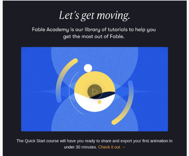 video in email example