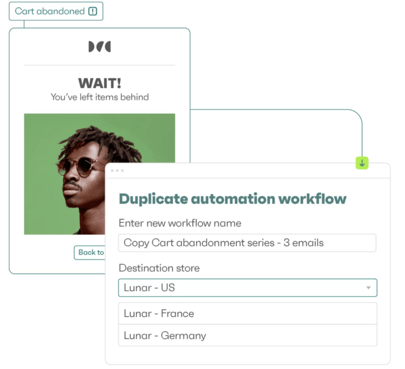 Multi store accounts automation flows