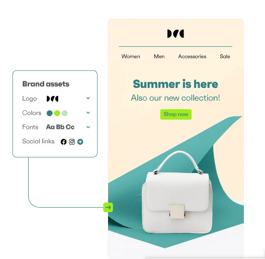 create interactive email with Omnisend