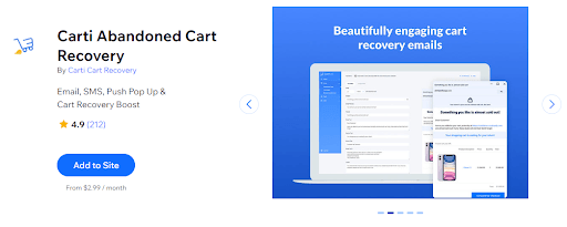 Carti Abandoned Cart Recovery