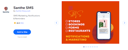 Santhe SMS tool