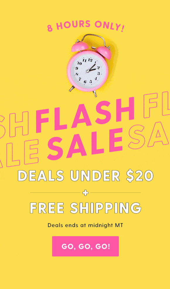 Flash sale email