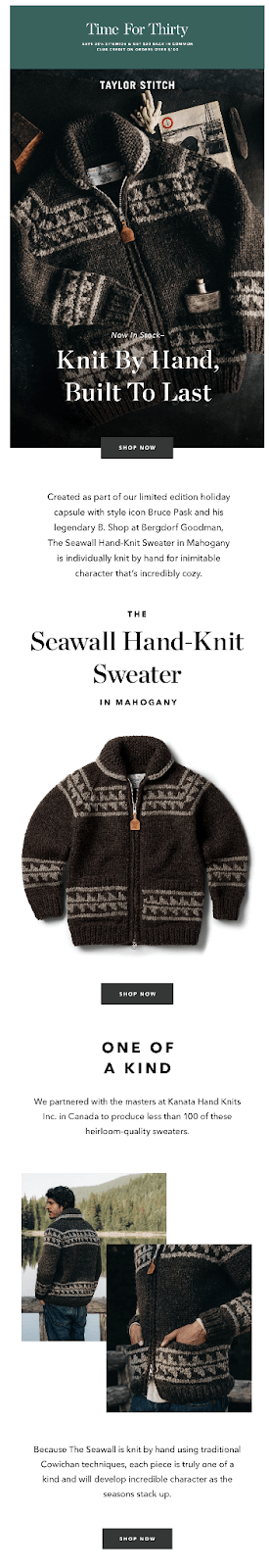 Taylor Stitch email