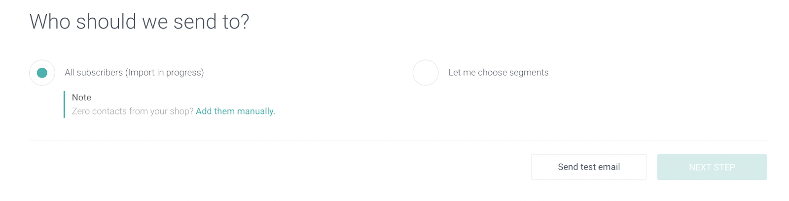 choose recipients for email campaigns