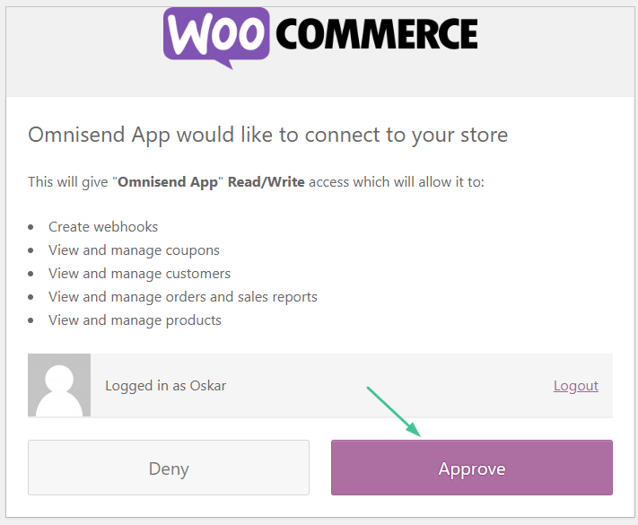 Omnisend app for WooCommerce
