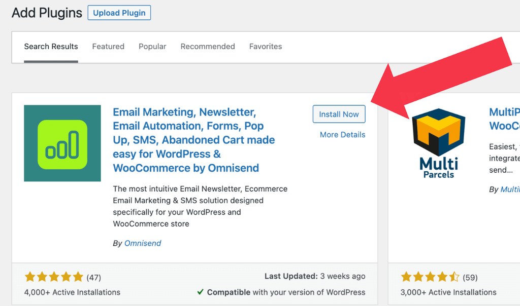 add plugins from wordpress