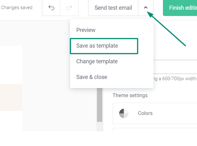 send test email