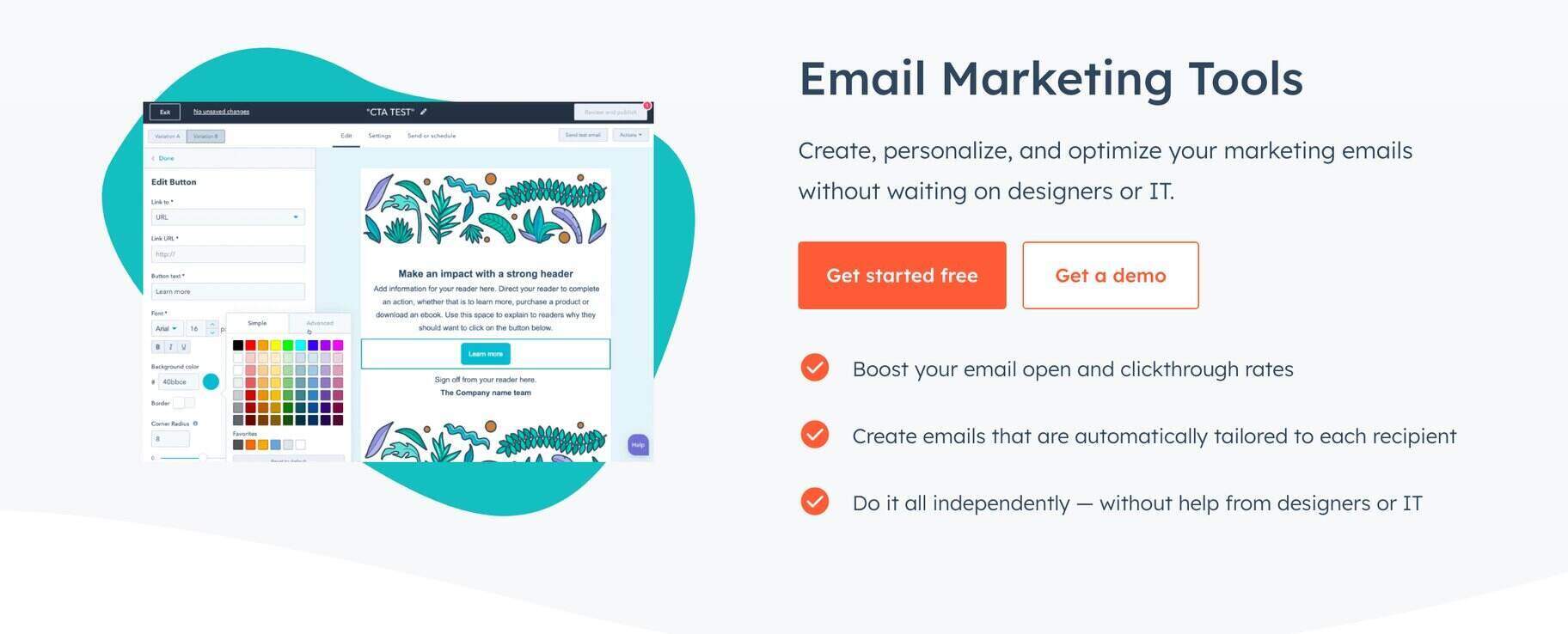 Hubspot an email automation software