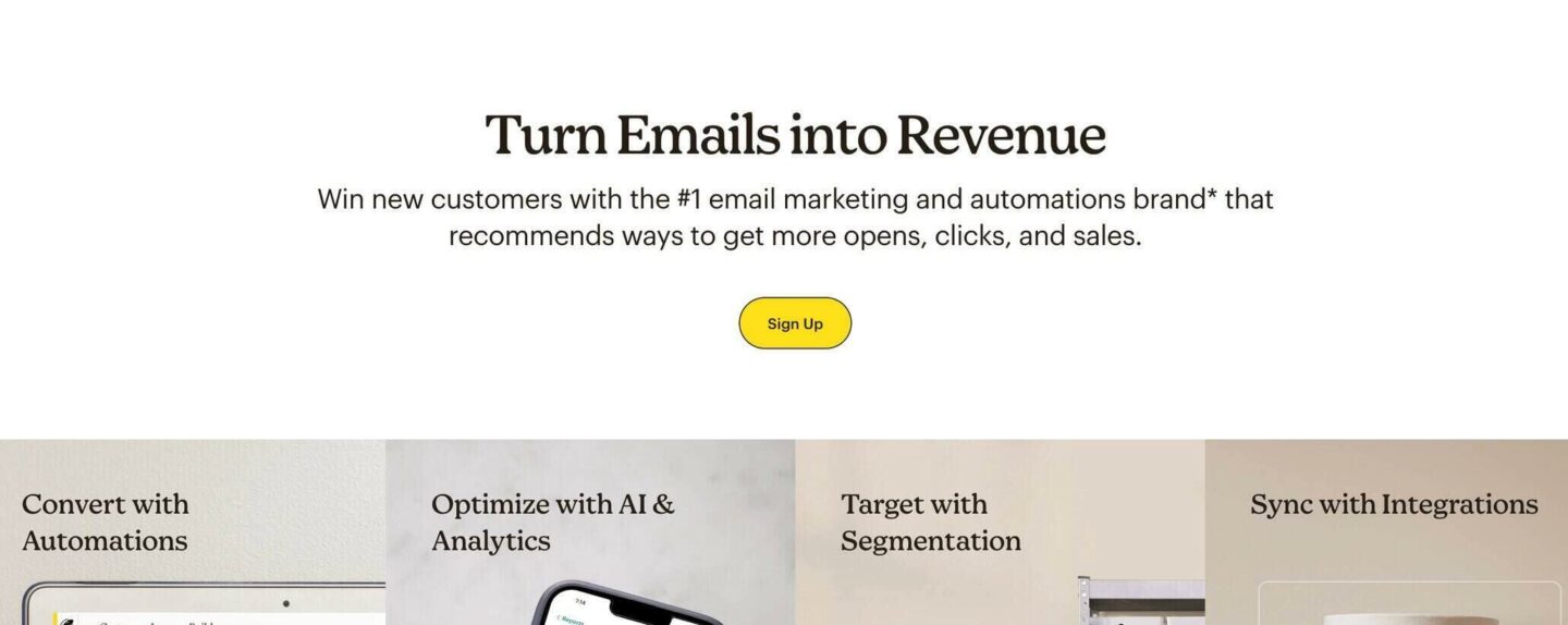 Mailchimp email automation