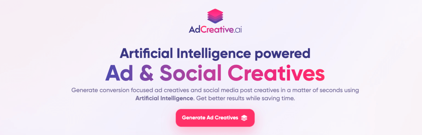 AdCreative tool for artificial intelligence powered ad & social creatives