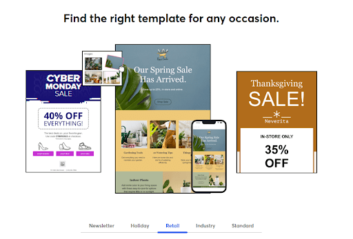 Constant Contact templates