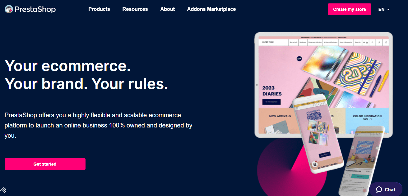 Prestashop platform